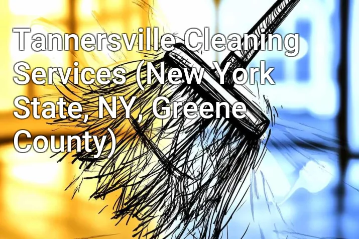Tannersville Cleaning Services (New York State, NY, Greene County)