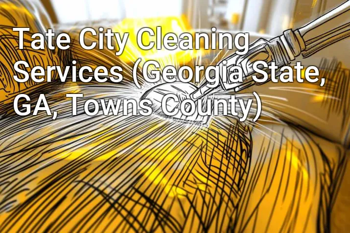 Tate City Cleaning Services (Georgia State, GA, Towns County)