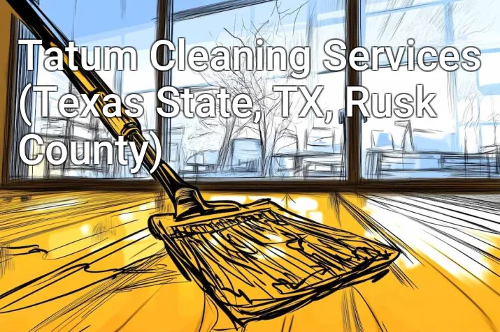 Tatum Cleaning Services (Texas State, TX, Rusk County)