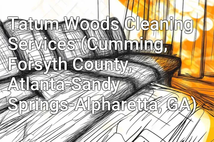 Tatum Woods Cleaning Services (Cumming, Forsyth County, Atlanta-Sandy Springs-Alpharetta, GA)