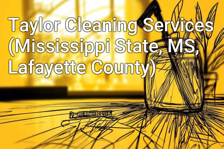 Taylor Cleaning Services (Mississippi State, MS, Lafayette County)