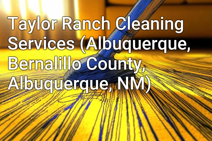 Taylor Ranch Cleaning Services (Albuquerque, Bernalillo County, Albuquerque, NM)