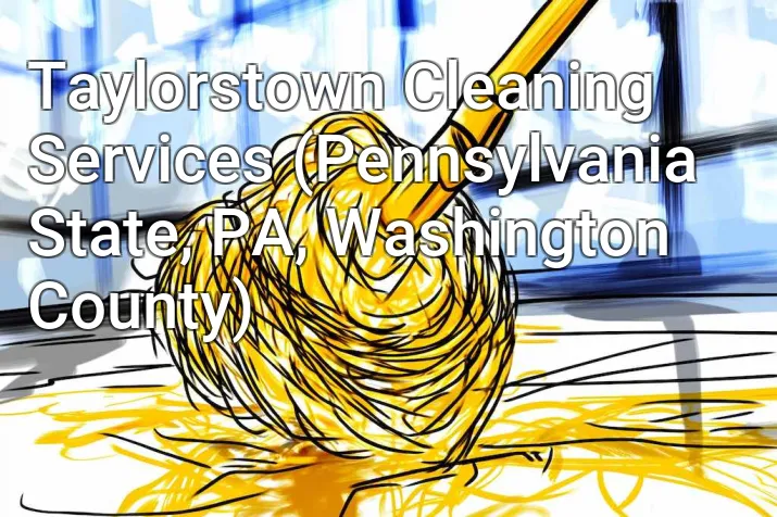 Taylorstown Cleaning Services (Pennsylvania State, PA, Washington County)