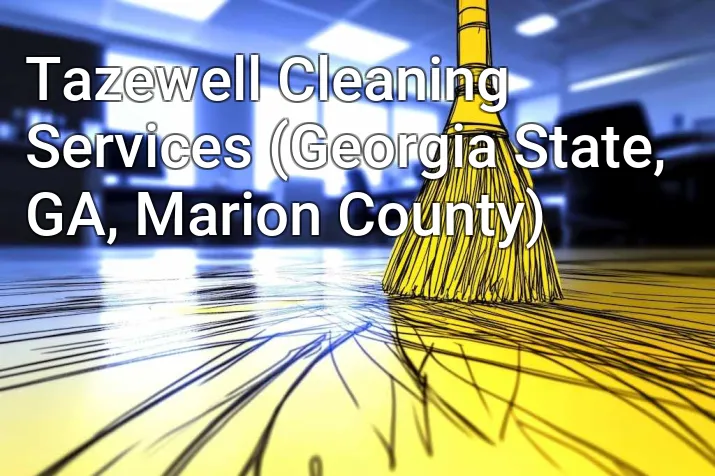 Tazewell Cleaning Services (Georgia State, GA, Marion County)