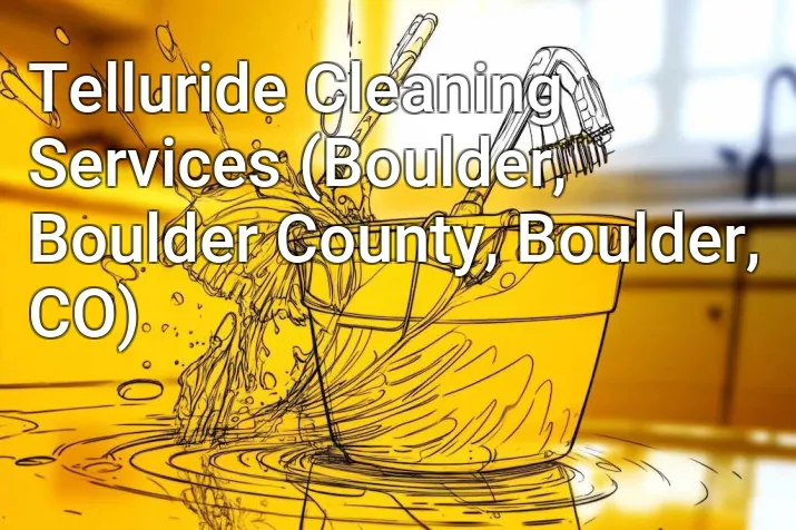 Telluride Cleaning Services (Boulder, Boulder County, Boulder, CO)
