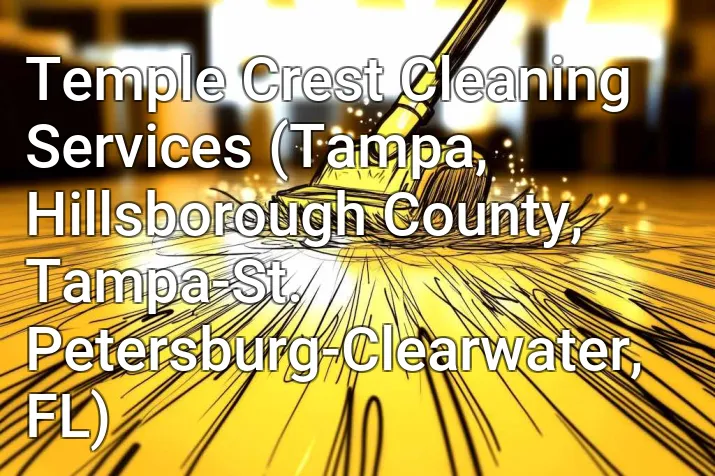 Temple Crest Cleaning Services (Tampa, Hillsborough County, Tampa-St. Petersburg-Clearwater, FL)