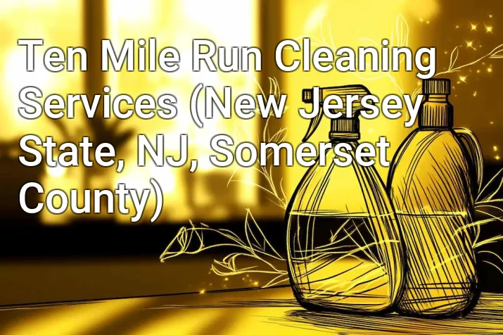Ten Mile Run Cleaning Services (New Jersey State, NJ, Somerset County)