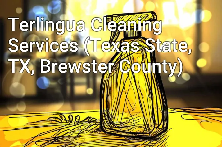 Terlingua Cleaning Services (Texas State, TX, Brewster County)