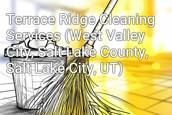 Terrace Ridge Cleaning Services (West Valley City, Salt Lake County, Salt Lake City, UT)
