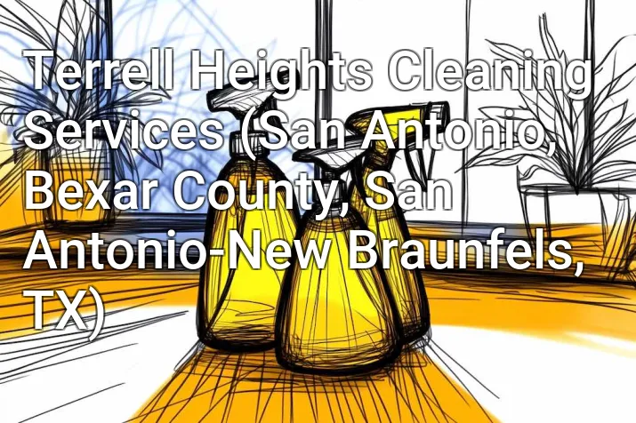 Terrell Heights Cleaning Services (San Antonio, Bexar County, San Antonio-New Braunfels, TX)