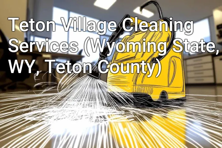 Teton Village Cleaning Services (Wyoming State, WY, Teton County)