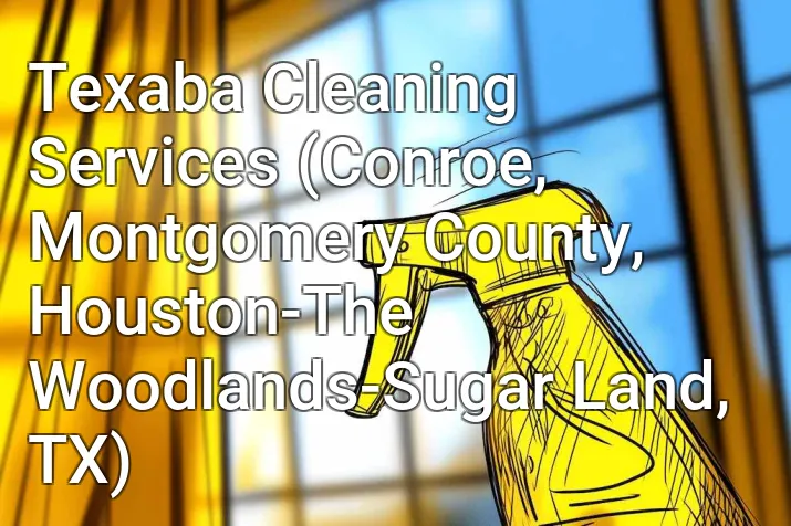 Texaba Cleaning Services (Conroe, Montgomery County, Houston-The Woodlands-Sugar Land, TX)
