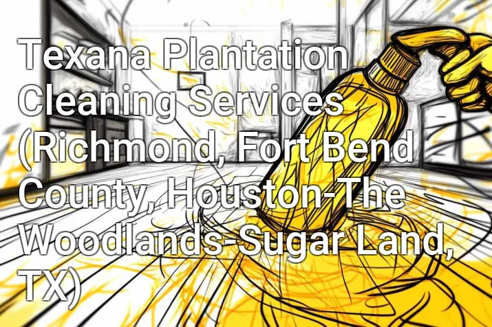 Texana Plantation Cleaning Services (Richmond, Fort Bend County, Houston-The Woodlands-Sugar Land, TX)