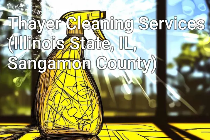 Thayer Cleaning Services (Illinois State, IL, Sangamon County)