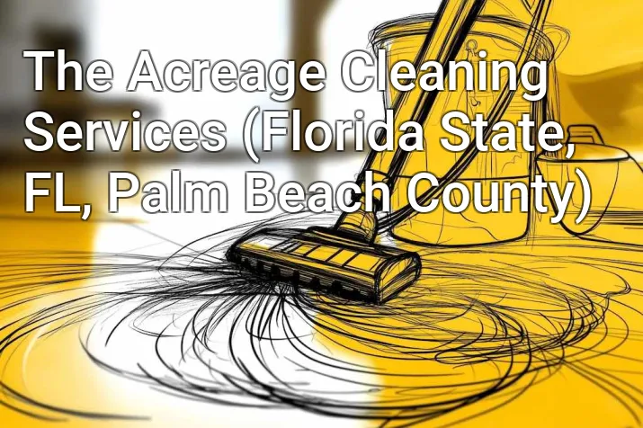 The Acreage Cleaning Services (Florida State, FL, Palm Beach County)