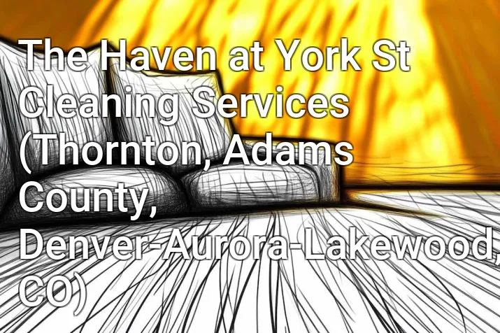 The Haven at York St Cleaning Services (Thornton, Adams County, Denver-Aurora-Lakewood, CO)