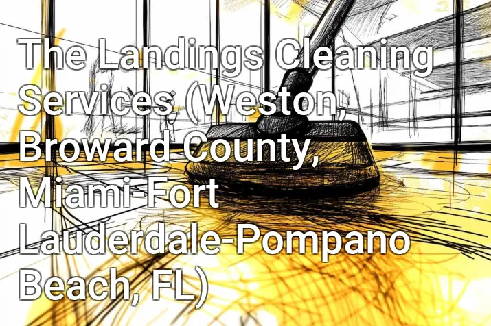 The Landings Cleaning Services (Weston, Broward County, Miami-Fort Lauderdale-Pompano Beach, FL)