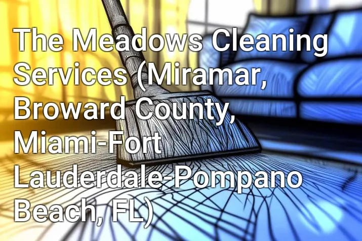 The Meadows Cleaning Services (Miramar, Broward County, Miami-Fort Lauderdale-Pompano Beach, FL)