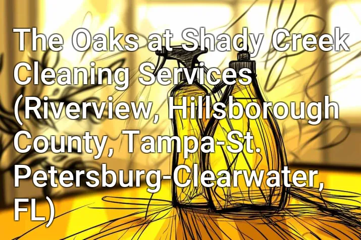 The Oaks at Shady Creek Cleaning Services (Riverview, Hillsborough County, Tampa-St. Petersburg-Clearwater, FL)