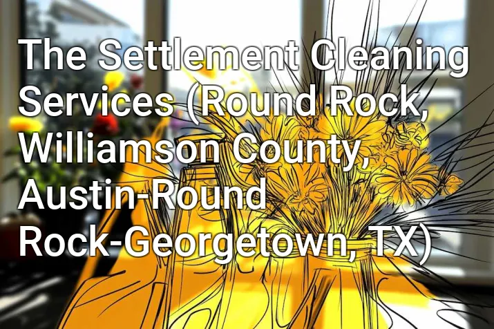 The Settlement Cleaning Services (Round Rock, Williamson County, Austin-Round Rock-Georgetown, TX)