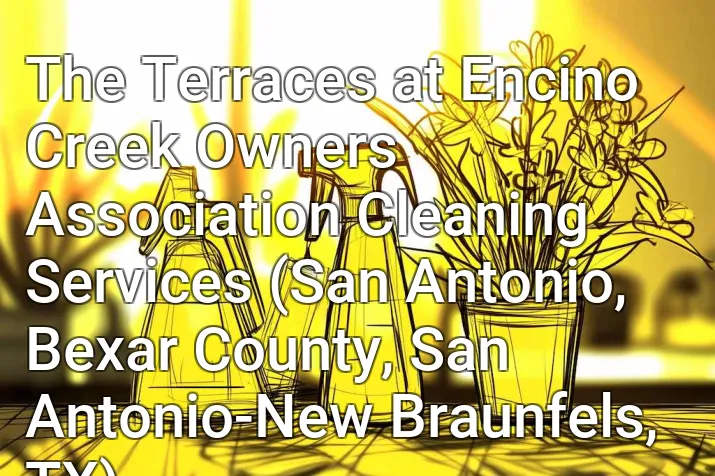 The Terraces at Encino Creek Owners Association Cleaning Services (San Antonio, Bexar County, San Antonio-New Braunfels, TX)