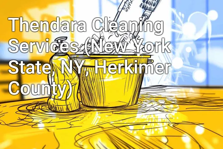 Thendara Cleaning Services (New York State, NY, Herkimer County)