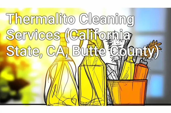 Thermalito Cleaning Services (California State, CA, Butte County)