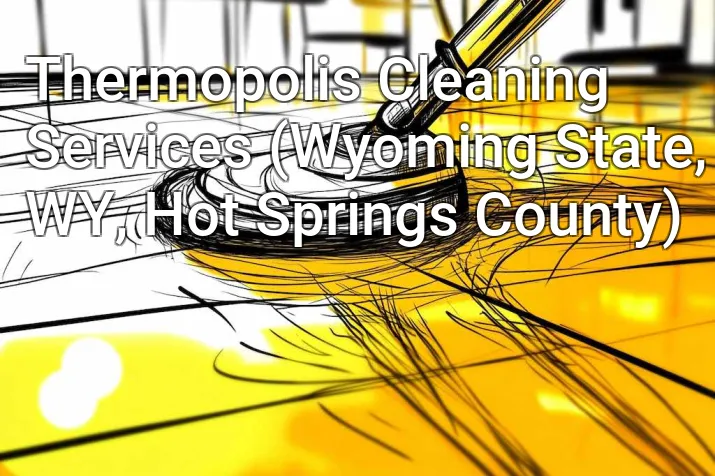 Thermopolis Cleaning Services (Wyoming State, WY, Hot Springs County)