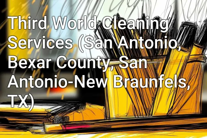 Third World Cleaning Services (San Antonio, Bexar County, San Antonio-New Braunfels, TX)