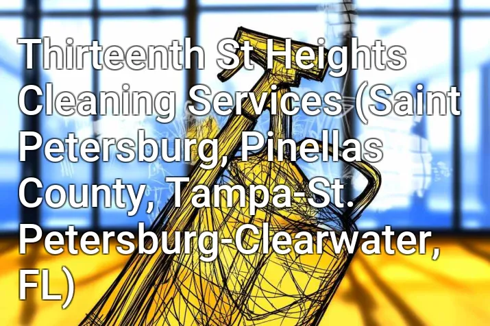 Thirteenth St Heights Cleaning Services (Saint Petersburg, Pinellas County, Tampa-St. Petersburg-Clearwater, FL)