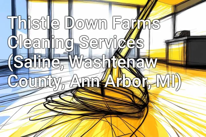 Thistle Down Farms Cleaning Services (Saline, Washtenaw County, Ann Arbor, MI)
