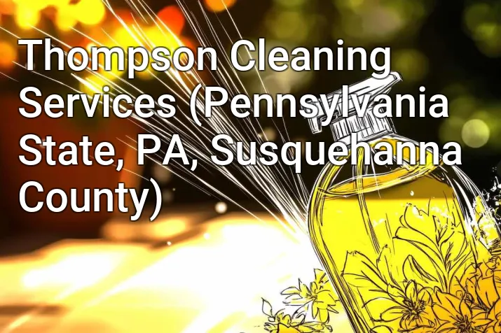 Thompson Cleaning Services (Pennsylvania State, PA, Susquehanna County)