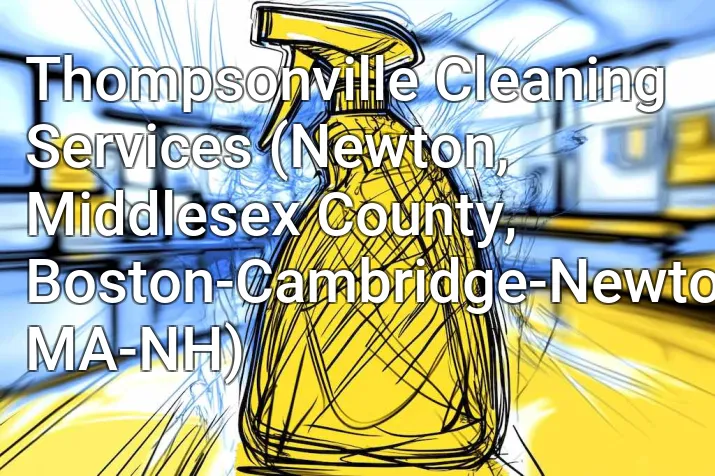 Thompsonville Cleaning Services (Newton, Middlesex County, Boston-Cambridge-Newton, MA-NH)