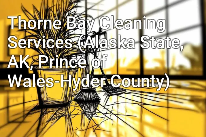 Thorne Bay Cleaning Services (Alaska State, AK, Prince of Wales-Hyder County)