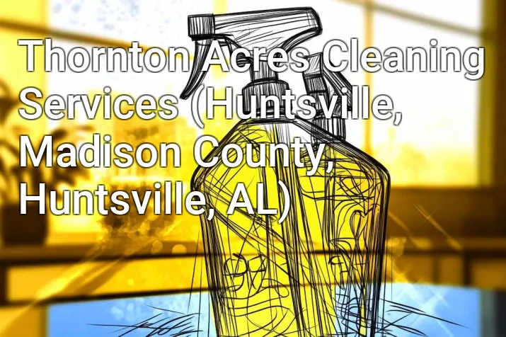 Thornton Acres Cleaning Services (Huntsville, Madison County, Huntsville, AL)