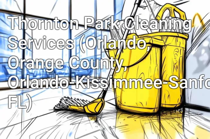 Thornton Park Cleaning Services (Orlando, Orange County, Orlando-Kissimmee-Sanford, FL)