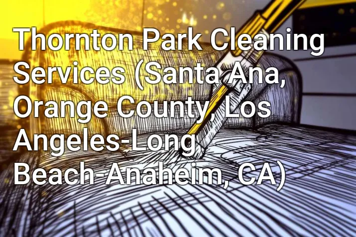 Thornton Park Cleaning Services (Santa Ana, Orange County, Los Angeles-Long Beach-Anaheim, CA)