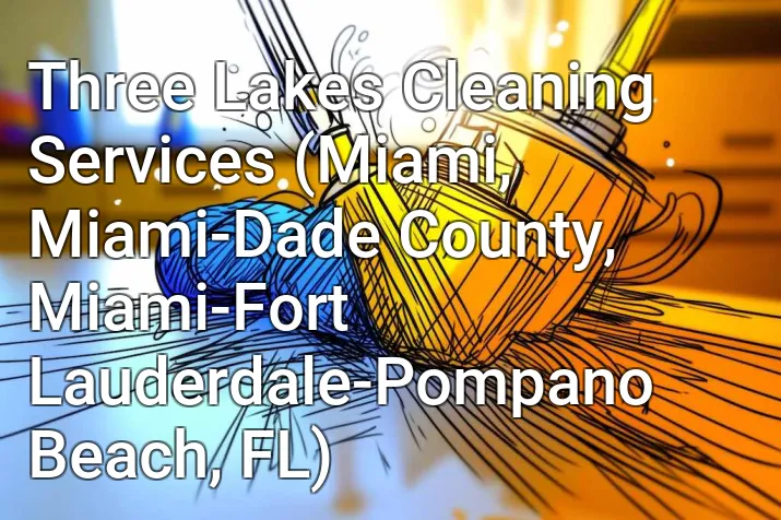 Three Lakes Cleaning Services (Miami, Miami-Dade County, Miami-Fort Lauderdale-Pompano Beach, FL)