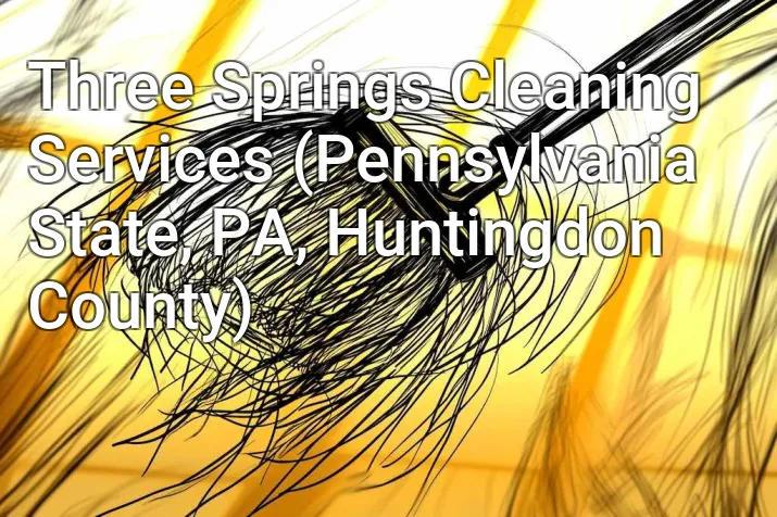 Three Springs Cleaning Services (Pennsylvania State, PA, Huntingdon County)