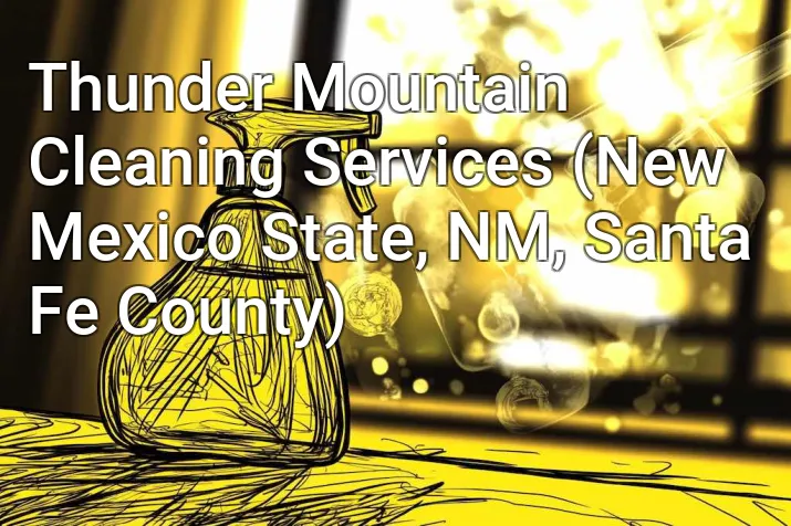 Thunder Mountain Cleaning Services (New Mexico State, NM, Santa Fe County)