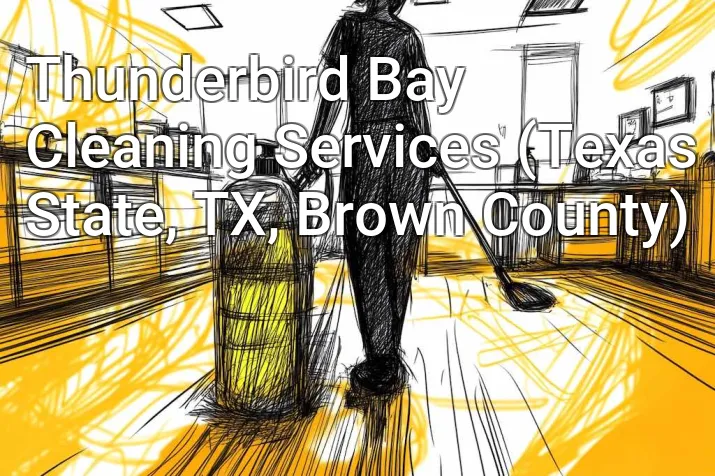 Thunderbird Bay Cleaning Services (Texas State, TX, Brown County)