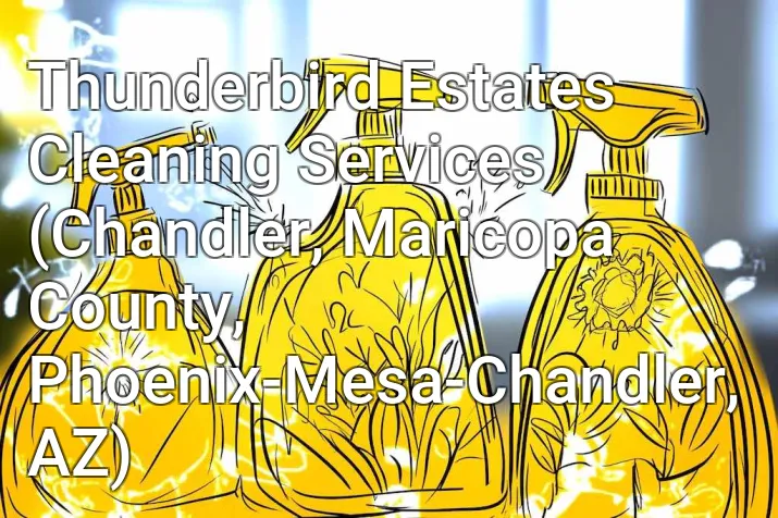 Thunderbird Estates Cleaning Services (Chandler, Maricopa County, Phoenix-Mesa-Chandler, AZ)