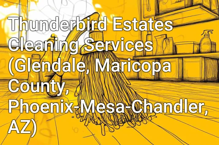Thunderbird Estates Cleaning Services (Glendale, Maricopa County, Phoenix-Mesa-Chandler, AZ)