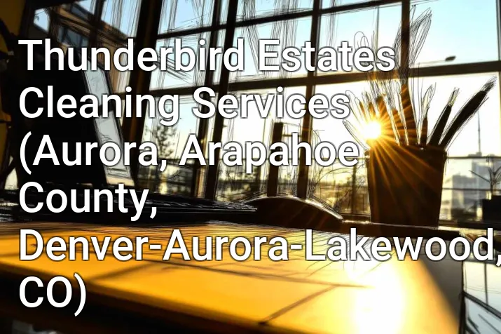 Thunderbird Estates Cleaning Services (Aurora, Arapahoe County, Denver-Aurora-Lakewood, CO)