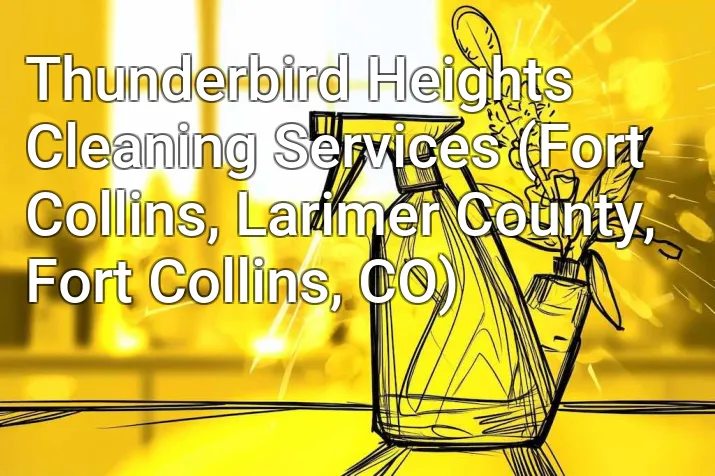 Thunderbird Heights Cleaning Services (Fort Collins, Larimer County, Fort Collins, CO)