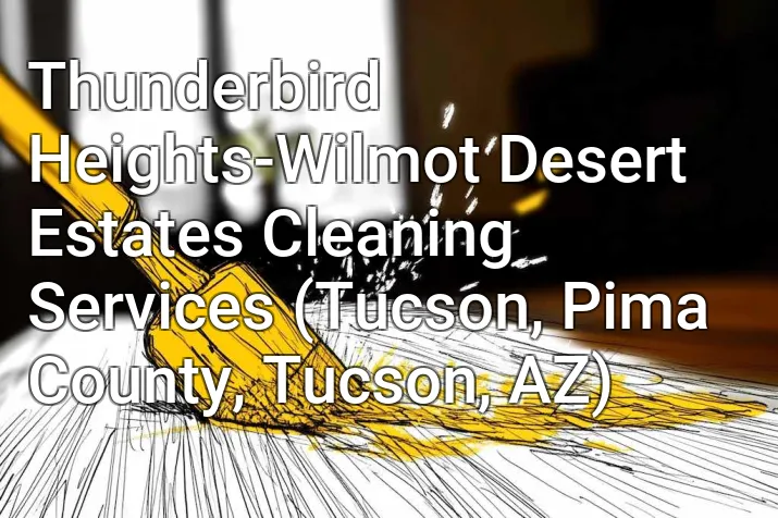 Thunderbird Heights-Wilmot Desert Estates Cleaning Services (Tucson, Pima County, Tucson, AZ)