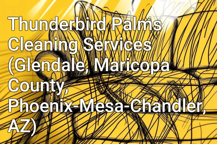 Thunderbird Palms Cleaning Services (Glendale, Maricopa County, Phoenix-Mesa-Chandler, AZ)