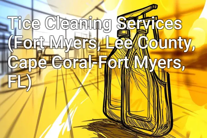Tice Cleaning Services (Fort Myers, Lee County, Cape Coral-Fort Myers, FL)