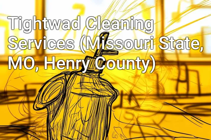 Tightwad Cleaning Services (Missouri State, MO, Henry County)