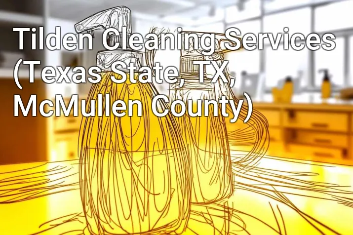 Tilden Cleaning Services (Texas State, TX, McMullen County)